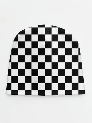 Детская шапка / Шахматка