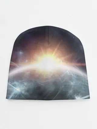 Детская шапка / Космос