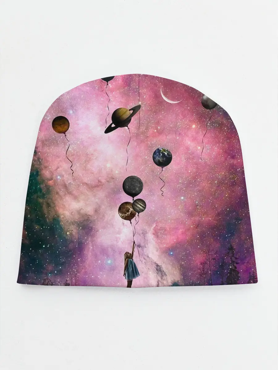 Детская шапка / Девочка и космос