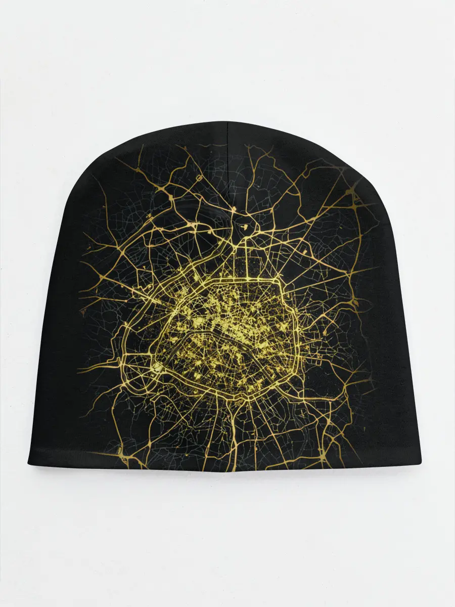 Детская шапка / Ночная карта Парижа