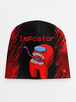 Детская шапка / AMONG US - IMPOSTOR