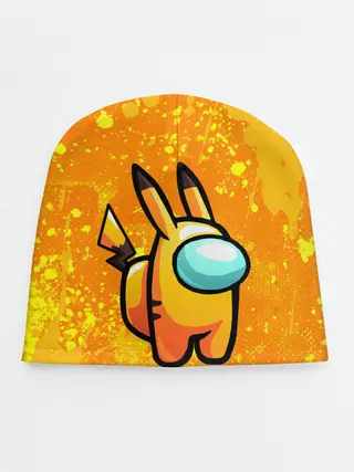 Детская шапка / AMONG US - Pikachu