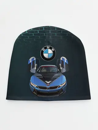 Детская шапка / BMW i8 Turbo тюнинговая.