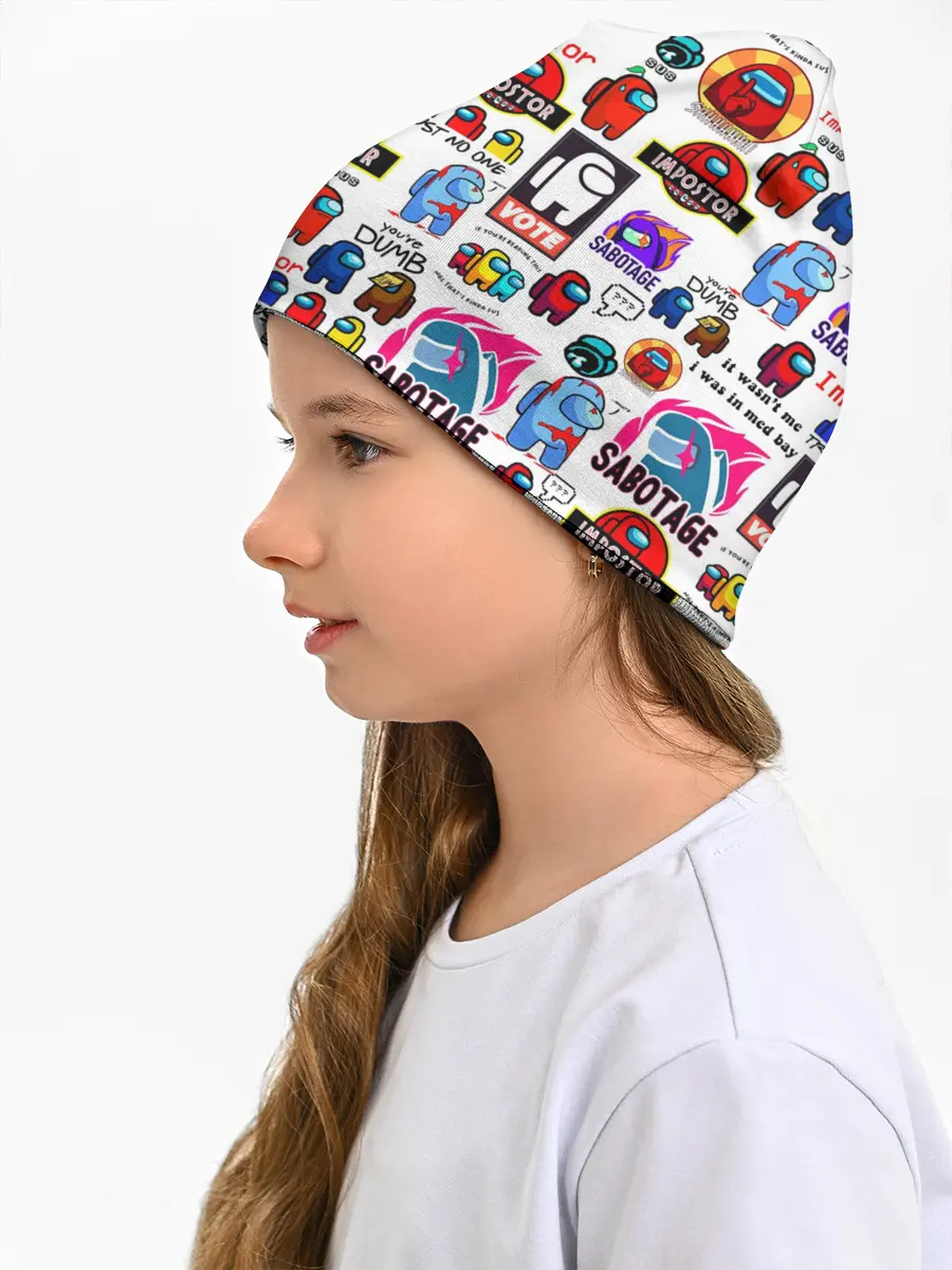 Детская шапка / AMONG US