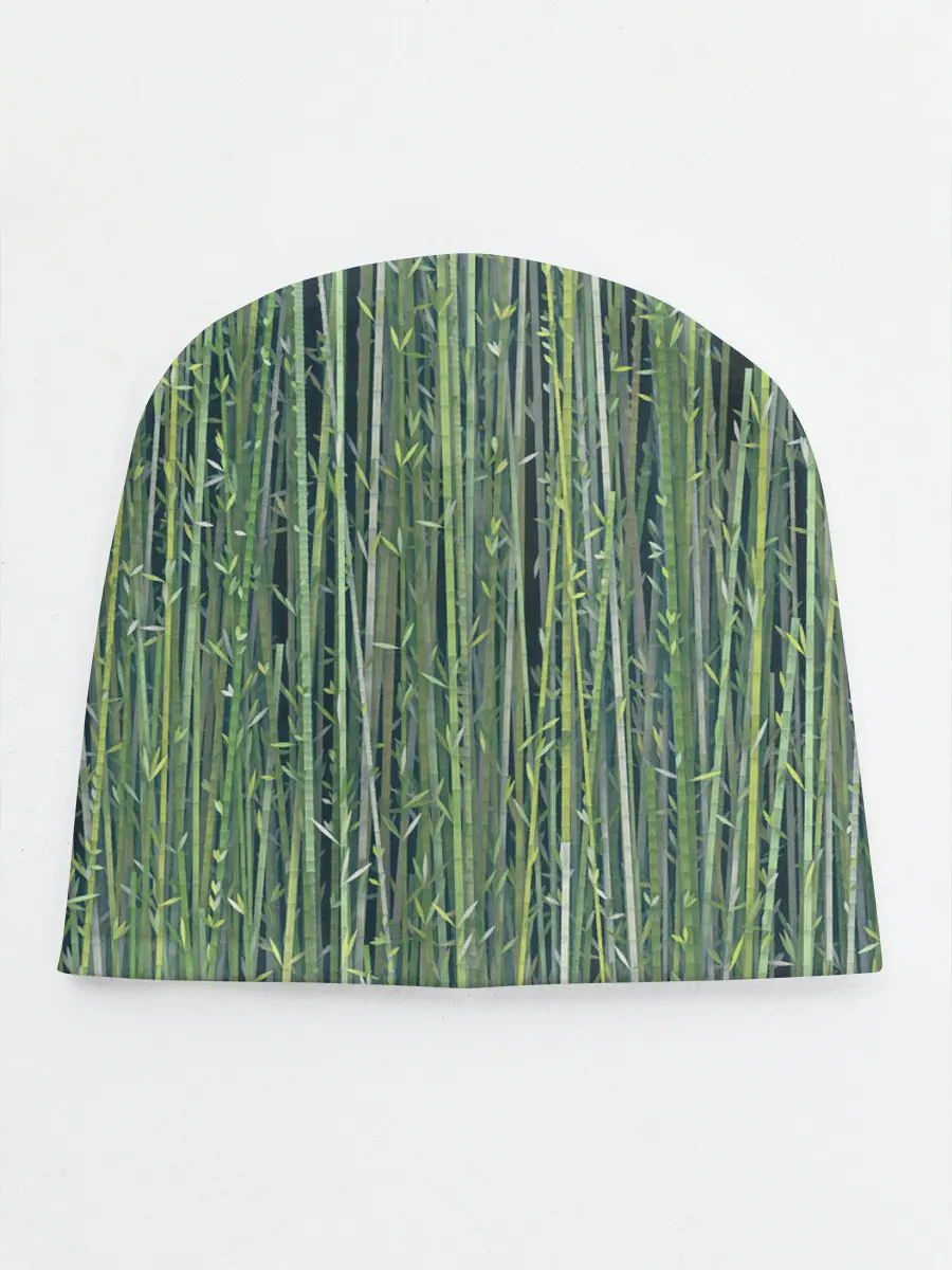 Детская шапка / Зеленый бамбук