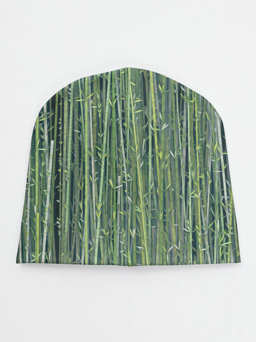 Детская шапка / Зеленый бамбук