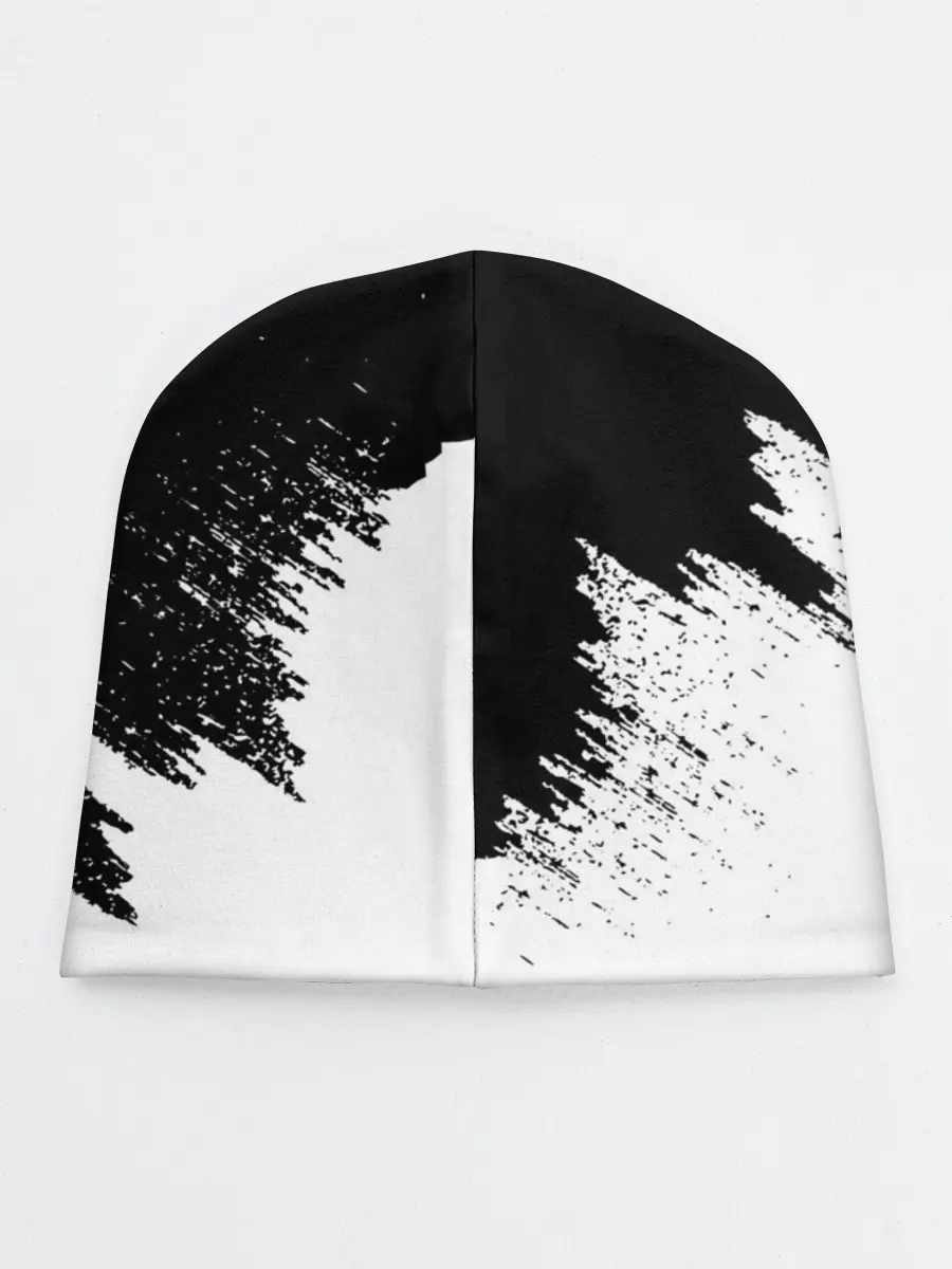 Детская шапка / Черный Клевер инверсированный фон