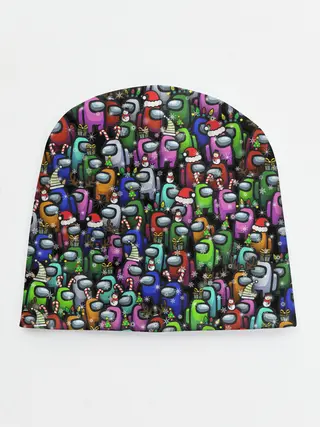 Детская шапка / Among Us. С Новым Годом!