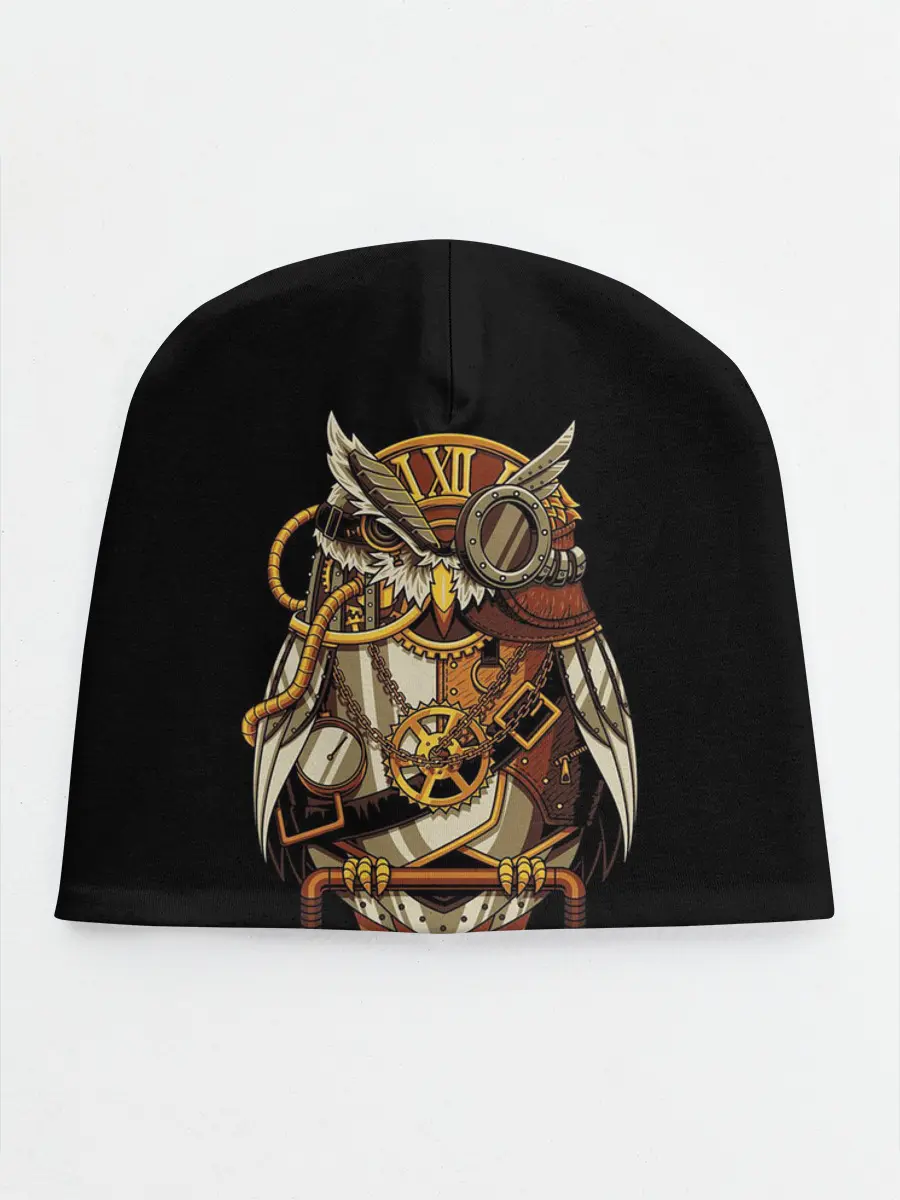 Детская шапка / Сова с моноклем