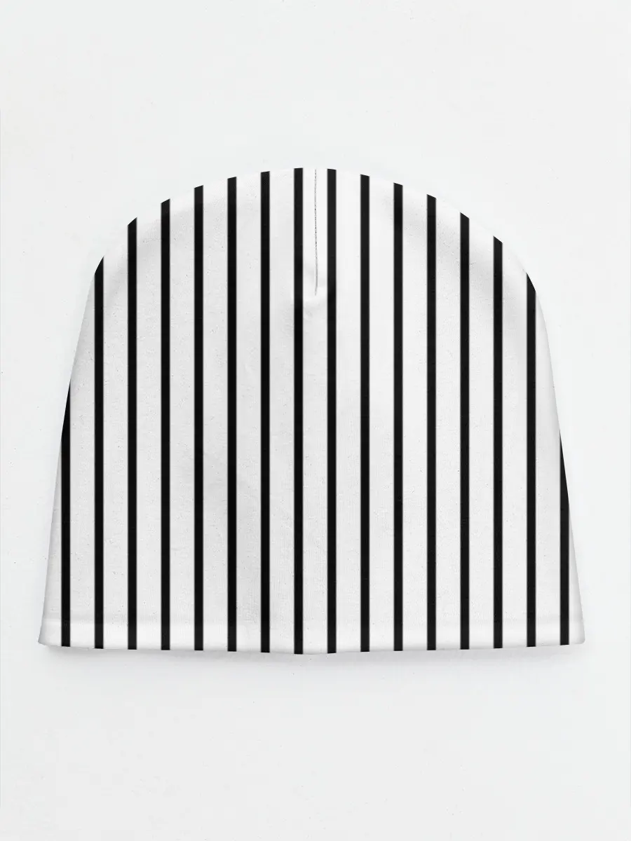 Детская шапка / Чёрные и белые полосы