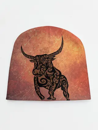 Детская шапка / Символ года 2021 Бык