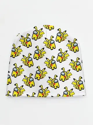 Детская шапка / Among us Pikachu