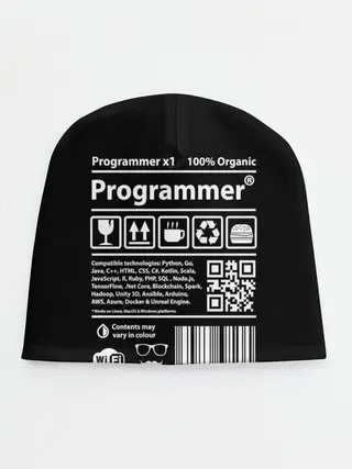 Детская шапка / Programmer