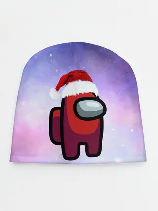 Детская шапка / Новогодний Among us