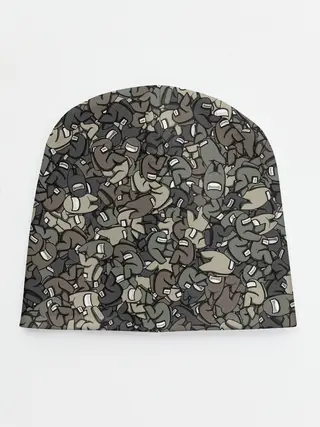 Детская шапка / Камуфляж Амонг Ас