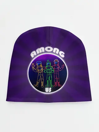 Детская шапка / ДРУЖНЫЙ AMONG US