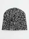 Детская шапка / Геометрия ЧБ.Black & white