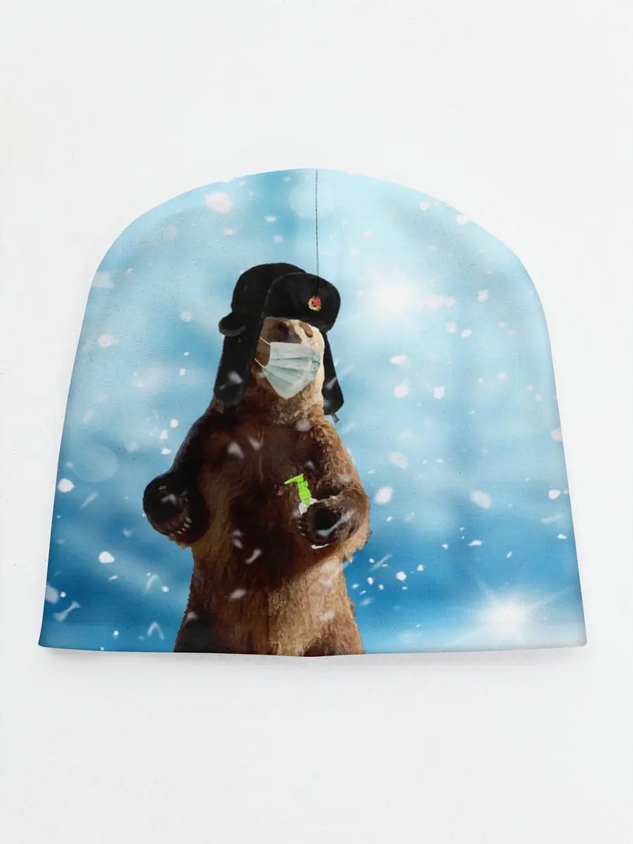 Детская шапка / Зимний мишка в реалиях 2020 г.