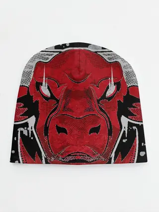 Детская шапка / Красный бык