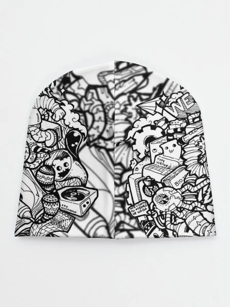 Детская шапка / Doodle граффити