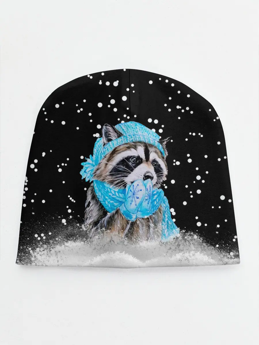 Детская шапка / Енот