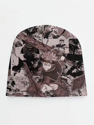 Детская шапка / ASTA manga monochrome pages