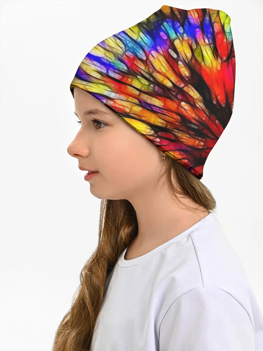 Детская шапка / Батик. Краски