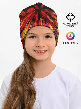 Детская шапка / Батик