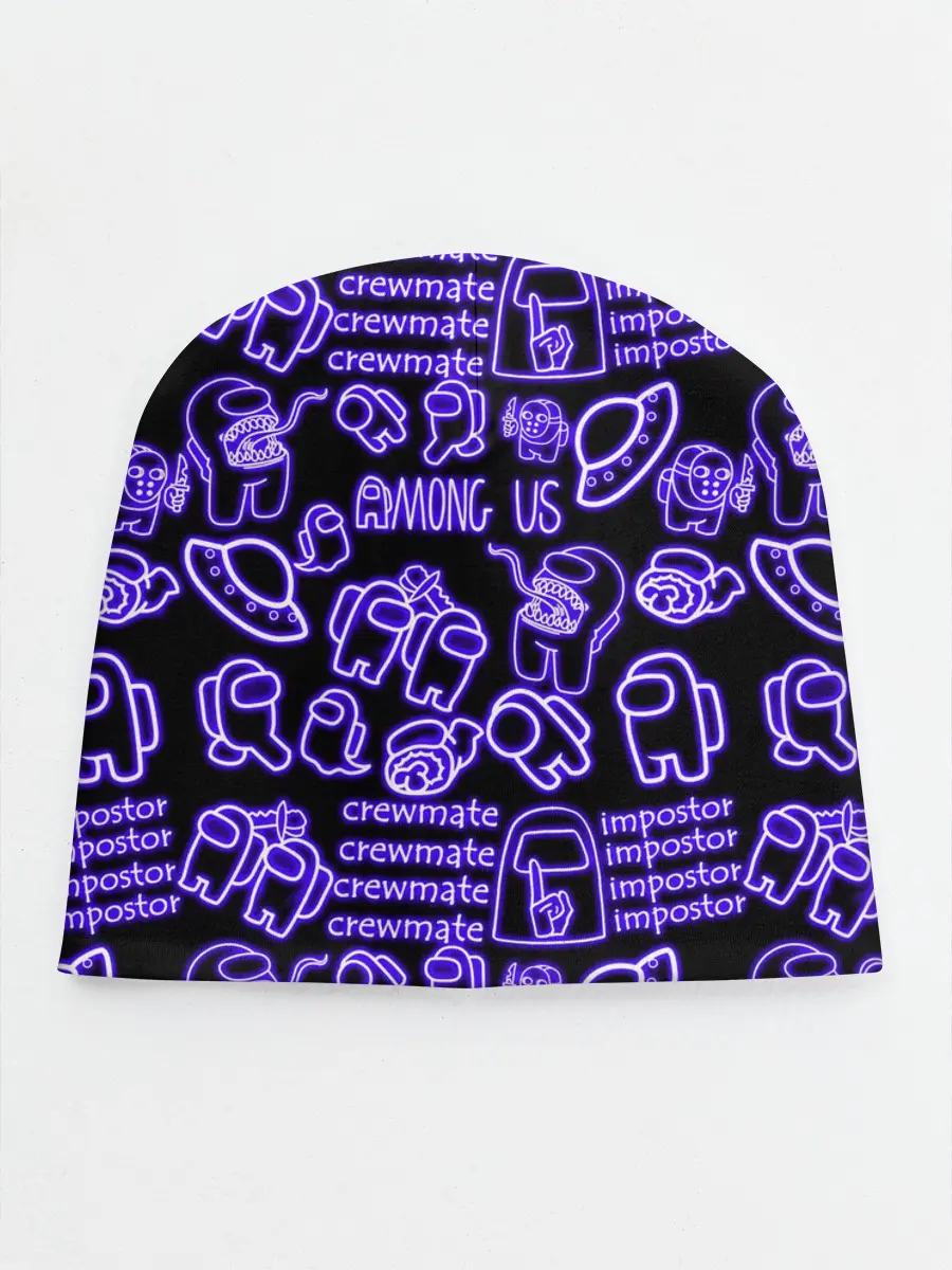 Детская шапка / AMONG US | NEON