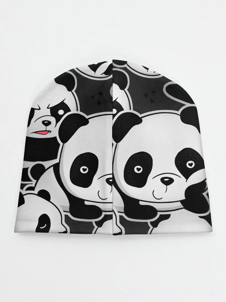 Детская шапка / Смешные панды