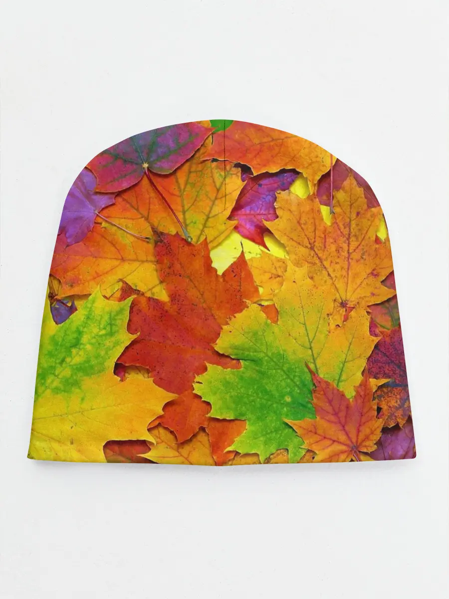 Детская шапка / Осенние листья