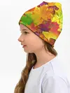 Детская шапка / Осенние листья