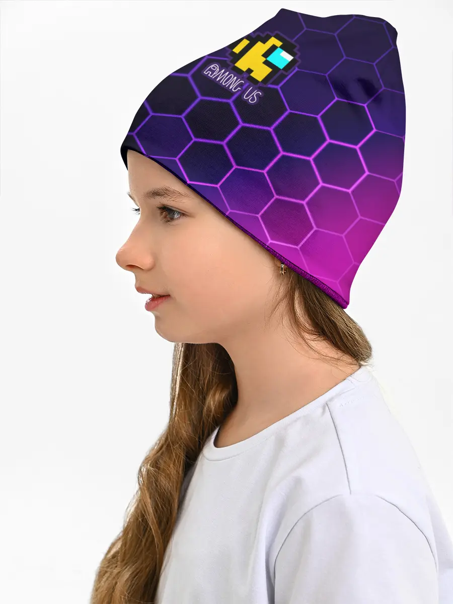 Детская шапка / AMONG US / АМОНГ АС