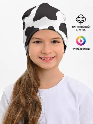 Детская шапка / корова