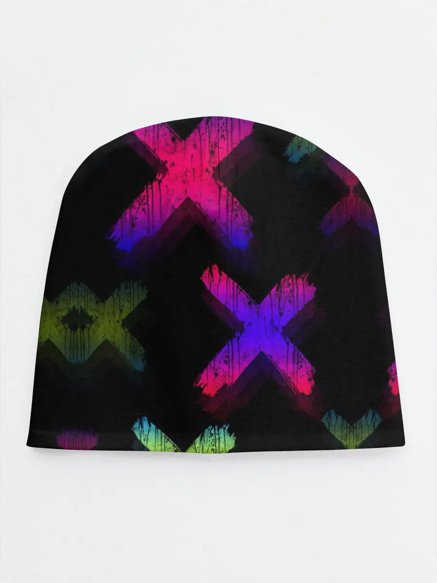 Детская шапка / Крестики