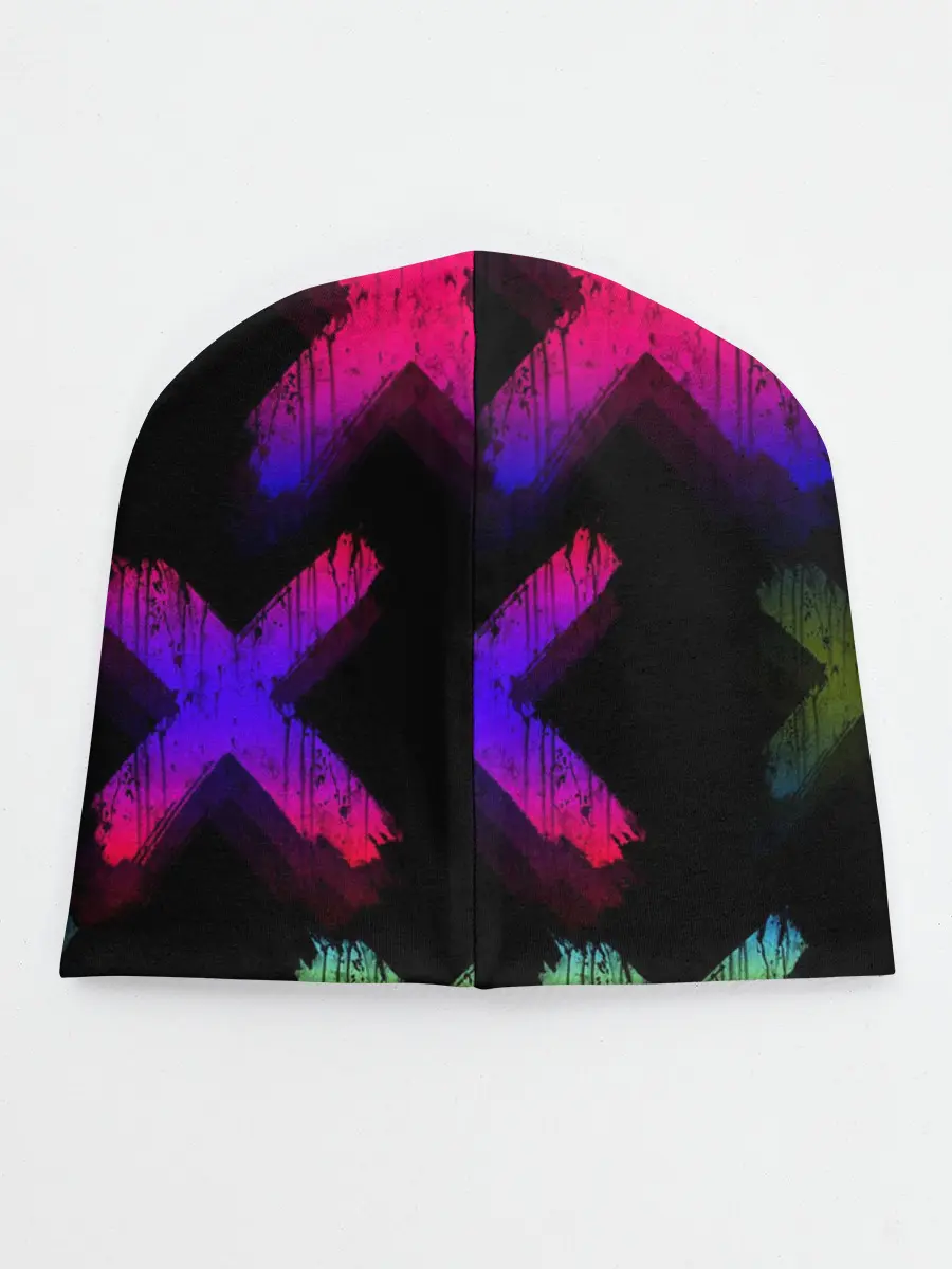 Детская шапка / Крестики