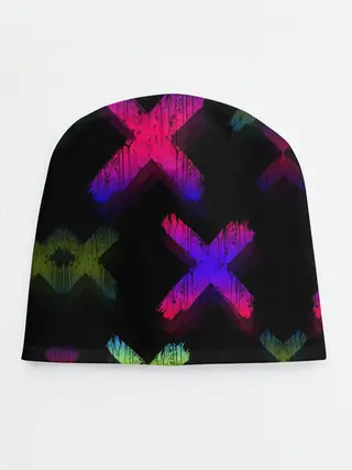 Детская шапка / Крестики