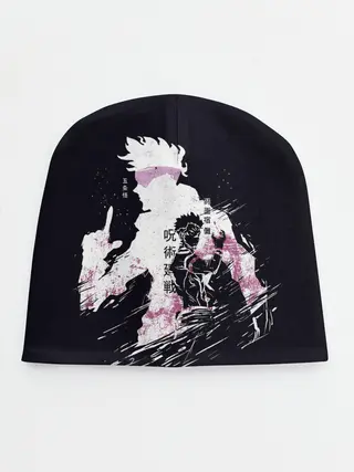 Детская шапка / JUJUTSU KAISEN на черном
