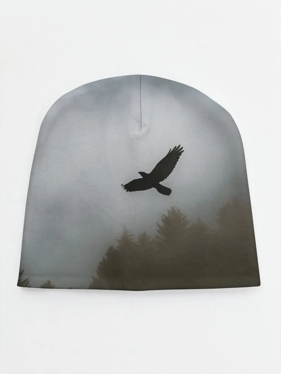 Детская шапка / Орёл над лесом