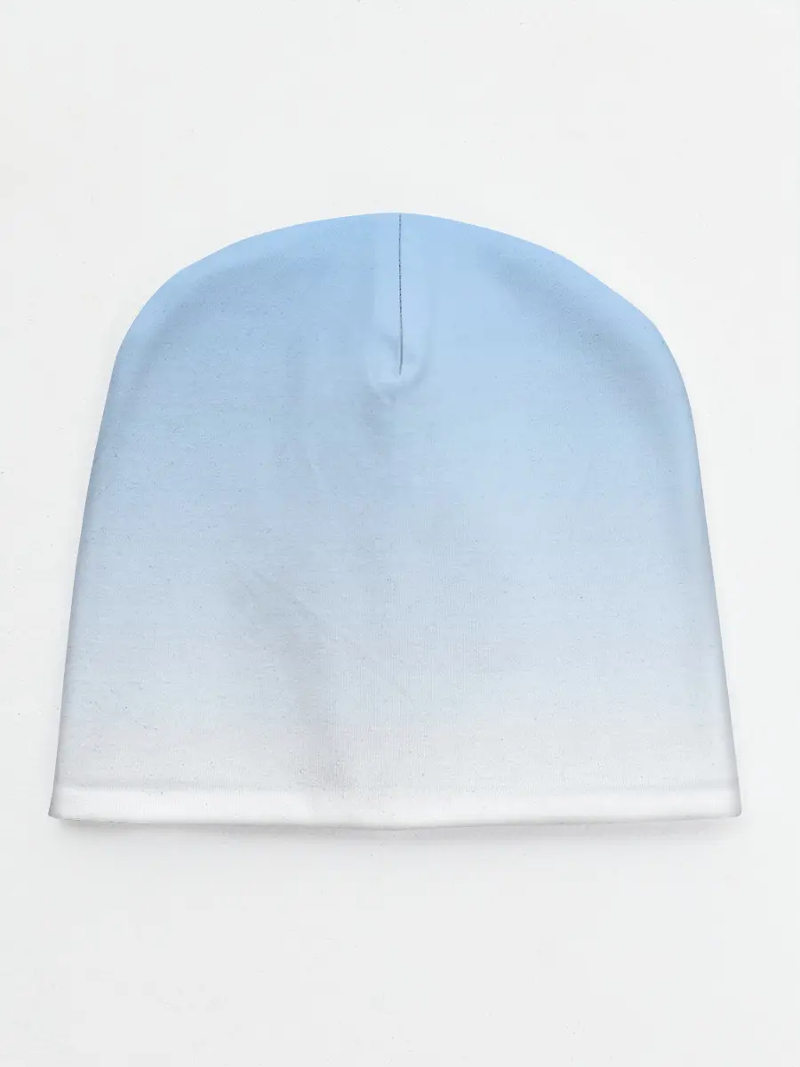Детская шапка / Небесно-голубой градиент