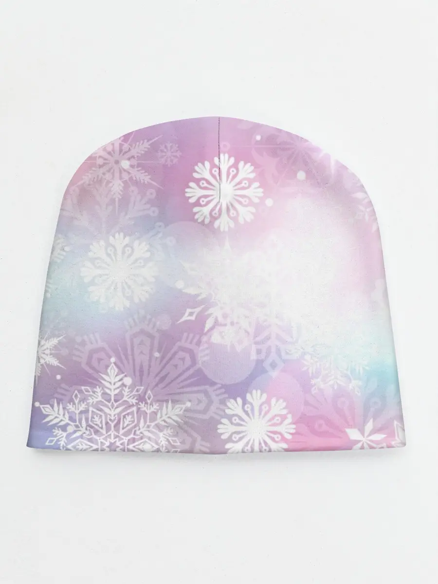 Детская шапка / снежинки