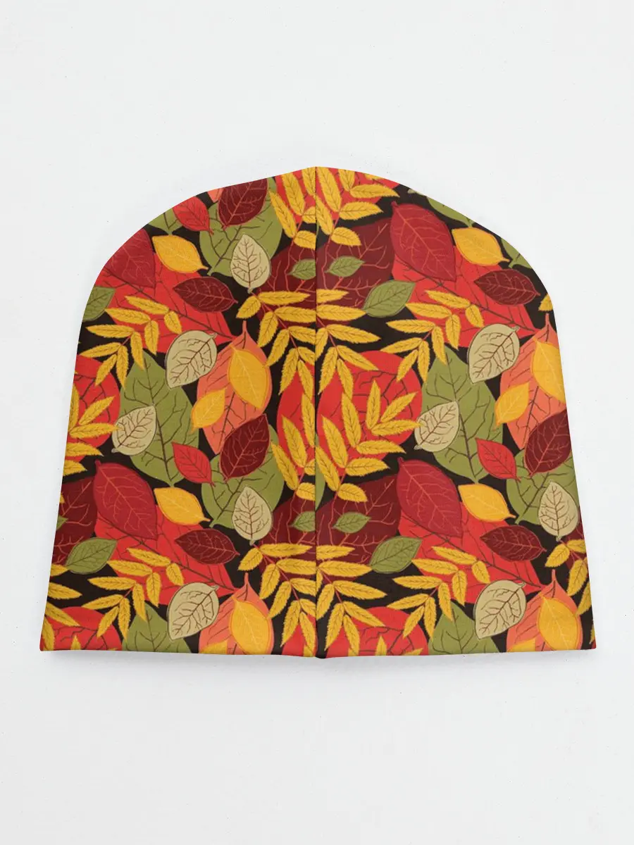 Детская шапка / Осенние листья