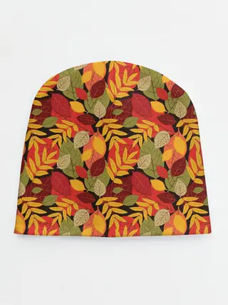 Детская шапка / Осенние листья