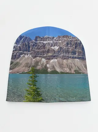 Детская шапка / Горное озеро