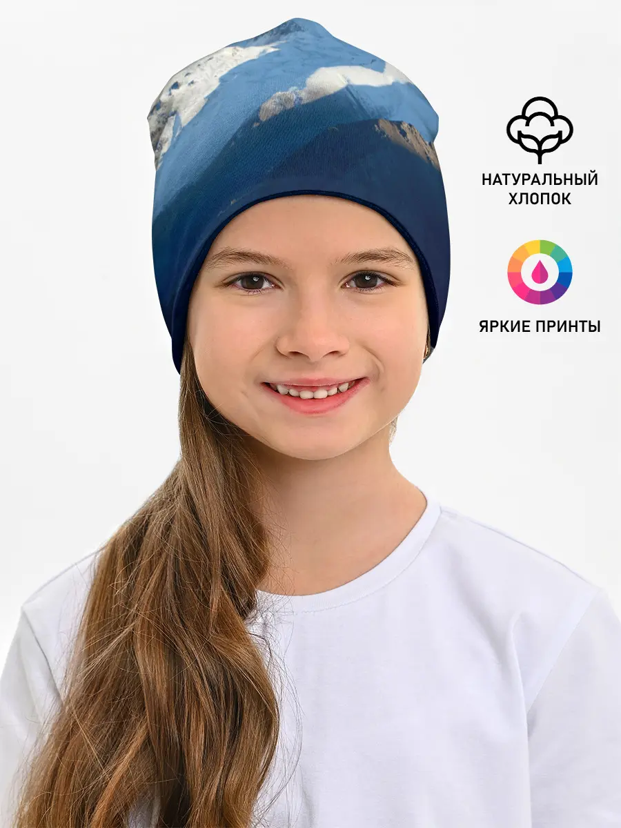 Детская шапка / Снежные горы