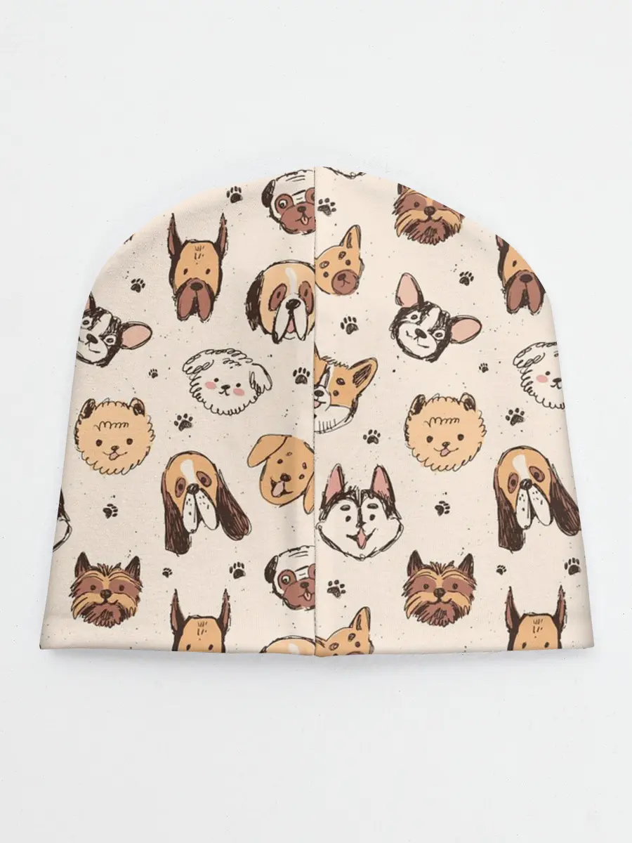 Детская шапка / Хипстерские собачки