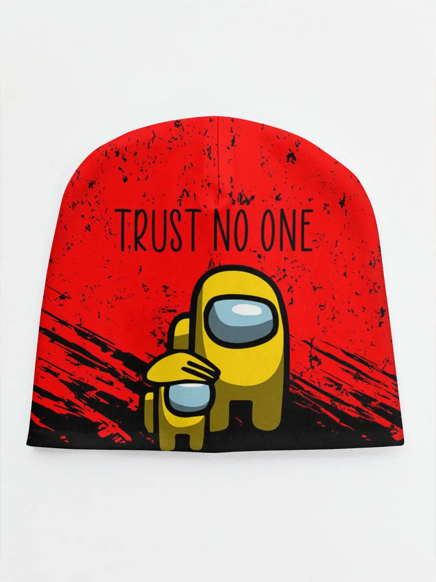 Детская шапка / AMONG US - НЕ ВЕРЬ НИКОМУ