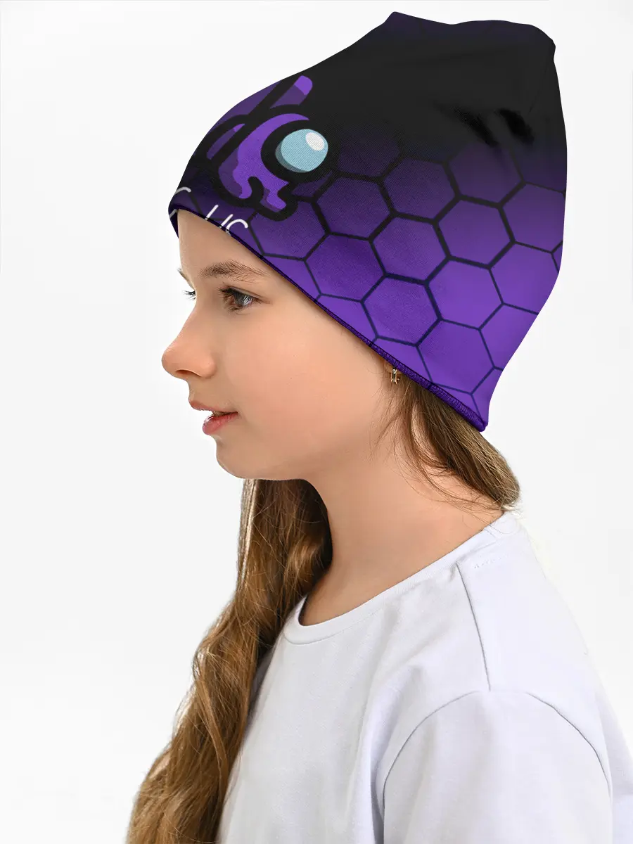 Детская шапка / AMONG US - DARK