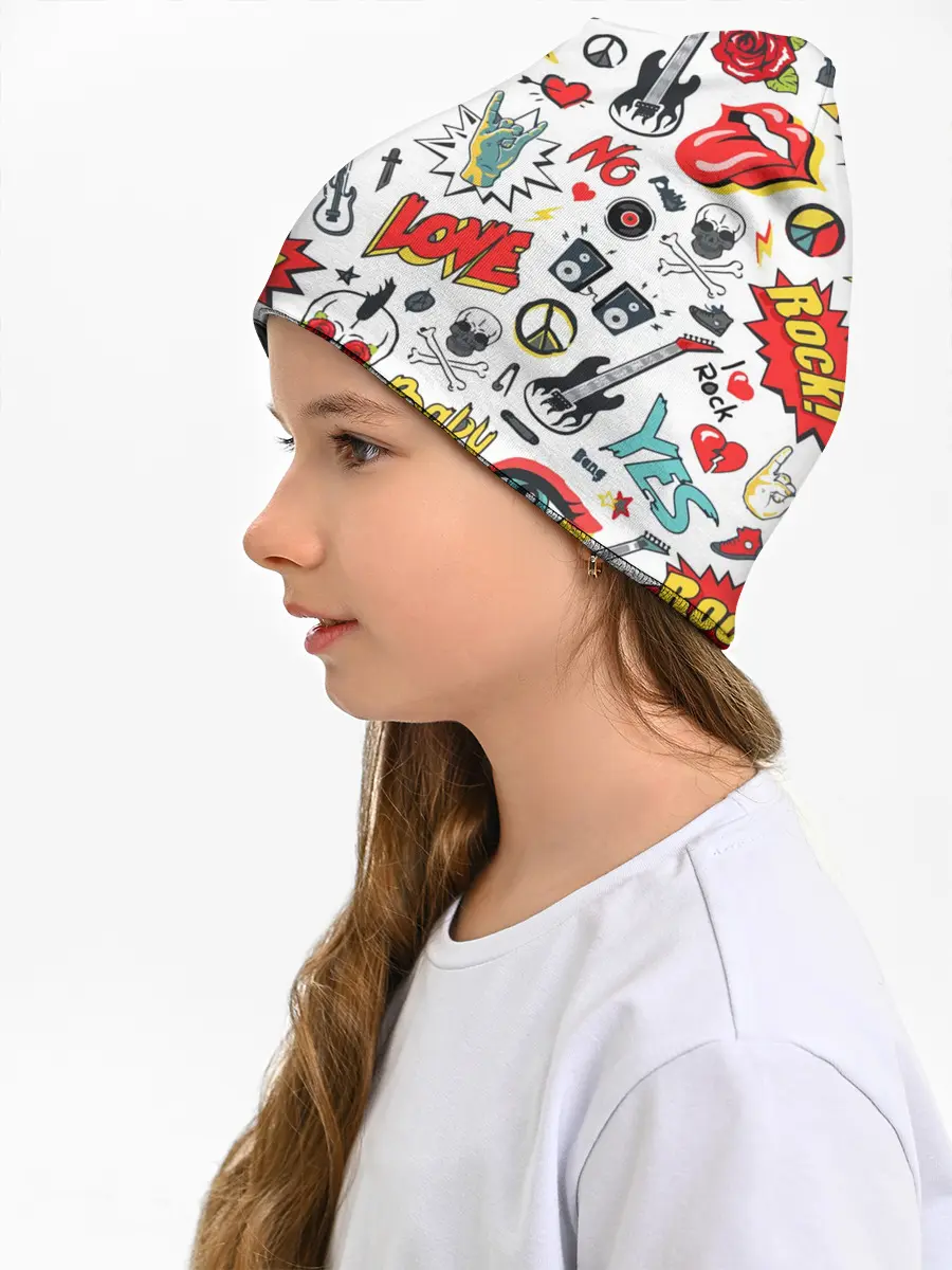 Детская шапка / Я ЛЮБЛЮ РОК