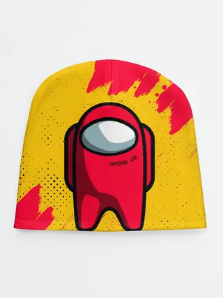 Детская шапка / AMONG US - КРАСНЫЙ